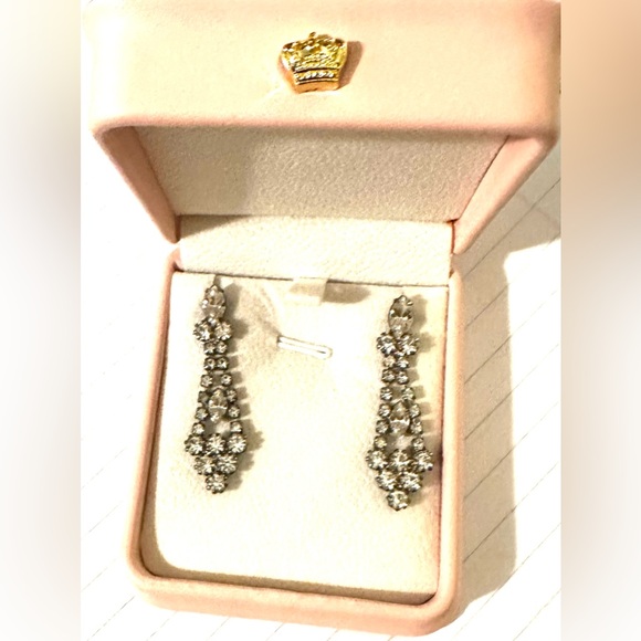 VTG GORGEOUS 60% ✅✅✅DROP!💗Rhinestone Earrings, Rich Glamour, Sparkling, Elegant - Picture 5 of 7